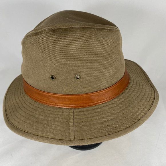 Scala Fedora Hat with Brown Leather Band NWOT - Picture 3 of 6